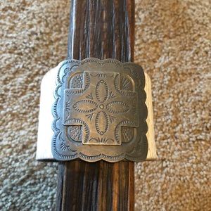 Leather cuff bracelet